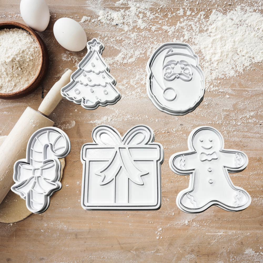 Christmas Cookie Cutters Set of 5