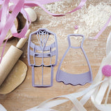 Bride and Groom Cookie Cutters