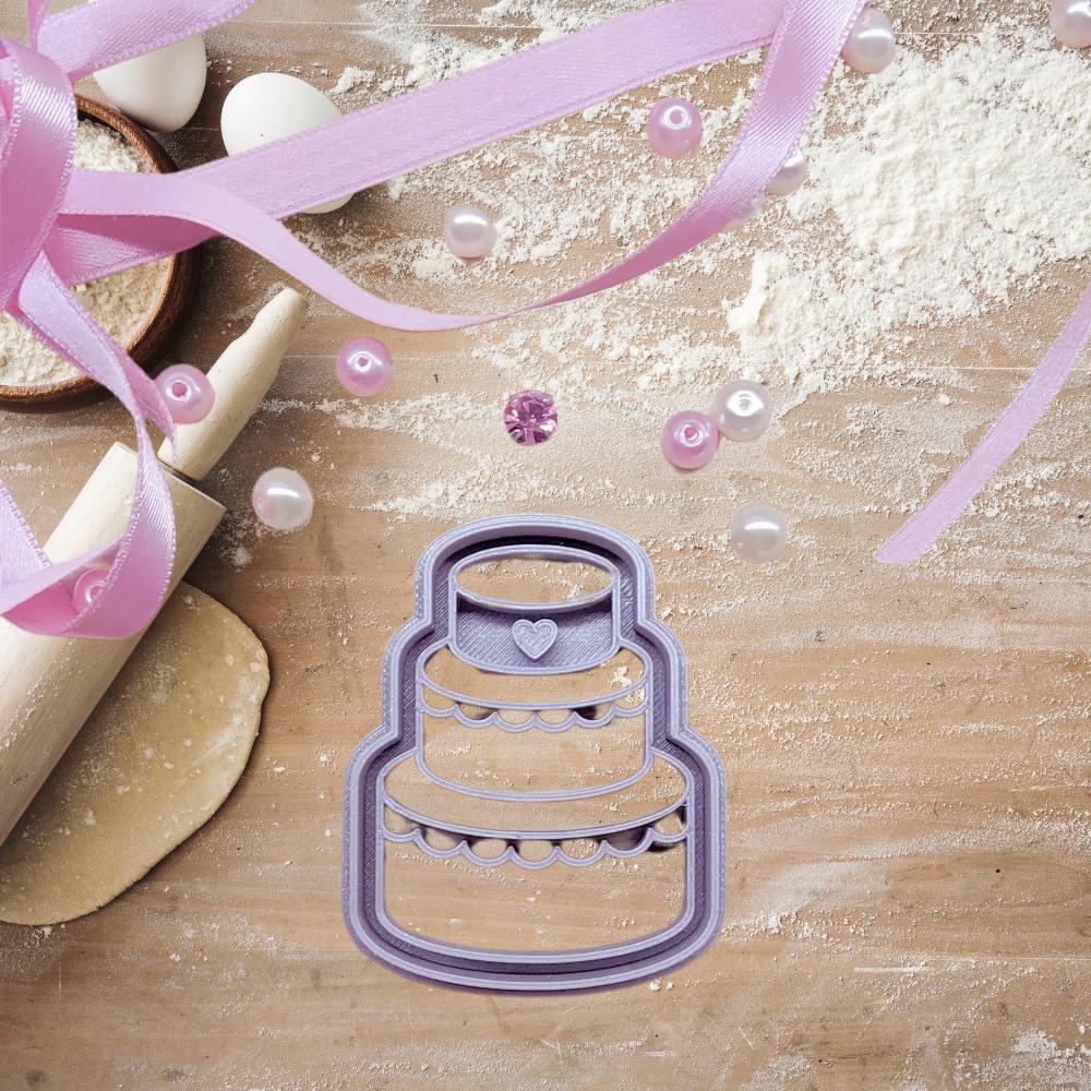 Wedding Cake Cookie Cutter