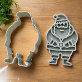 Santa Cookie Cutter and Matching Stamp