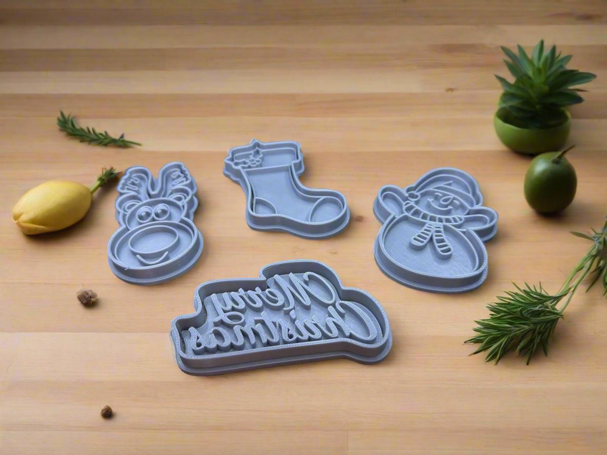 Christmas Cookie Cutter and Stamps