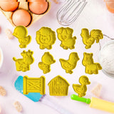 Barnyard Animal Cookie Cutters 🐷🐮🐥-PRINTFORGE