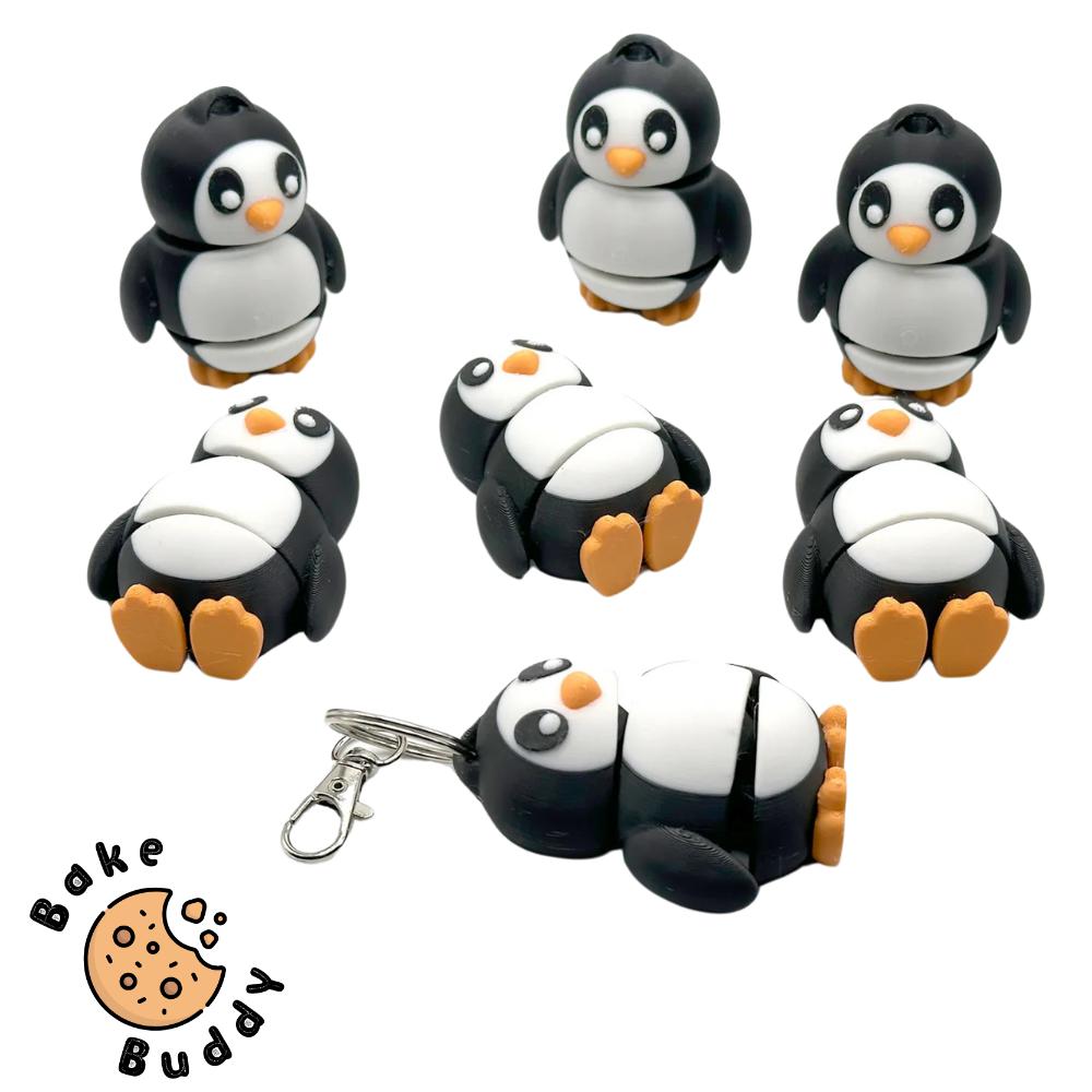 Flexi Penguin & Keychain