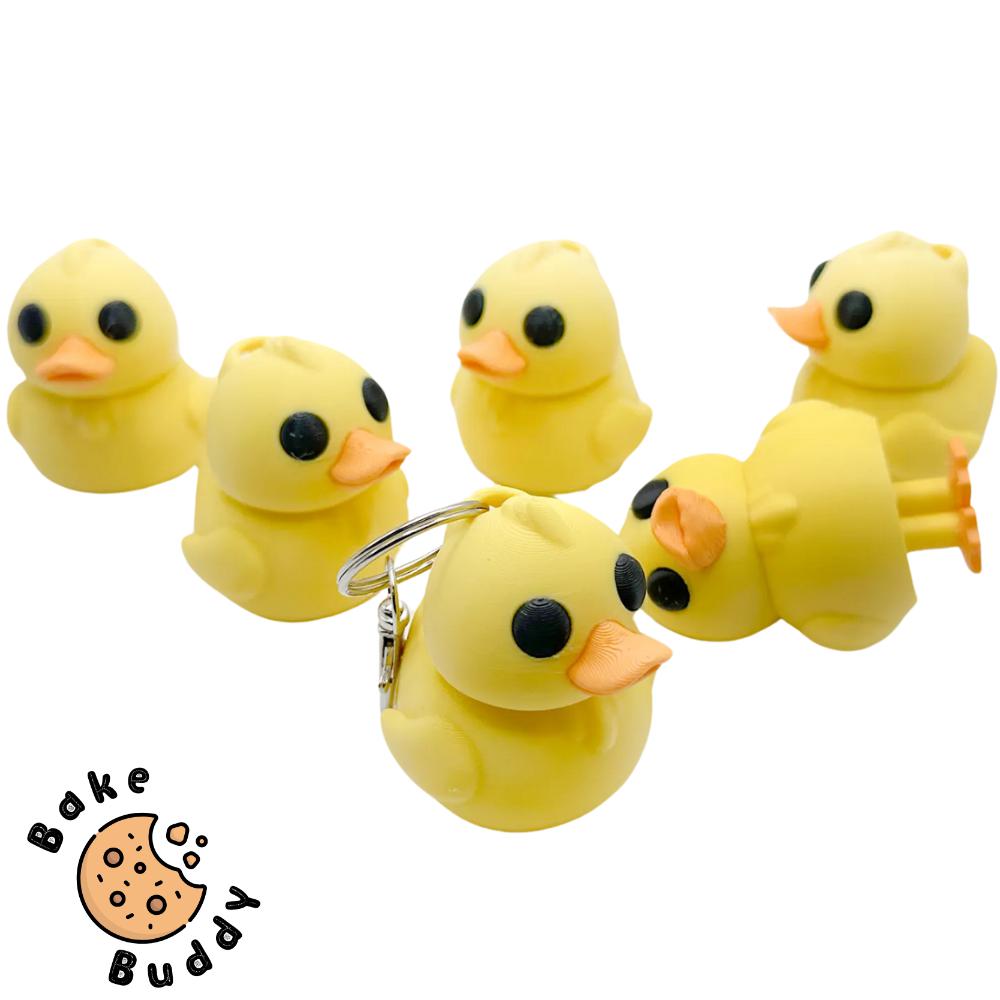 Duck With Hidden Feet & Keychain