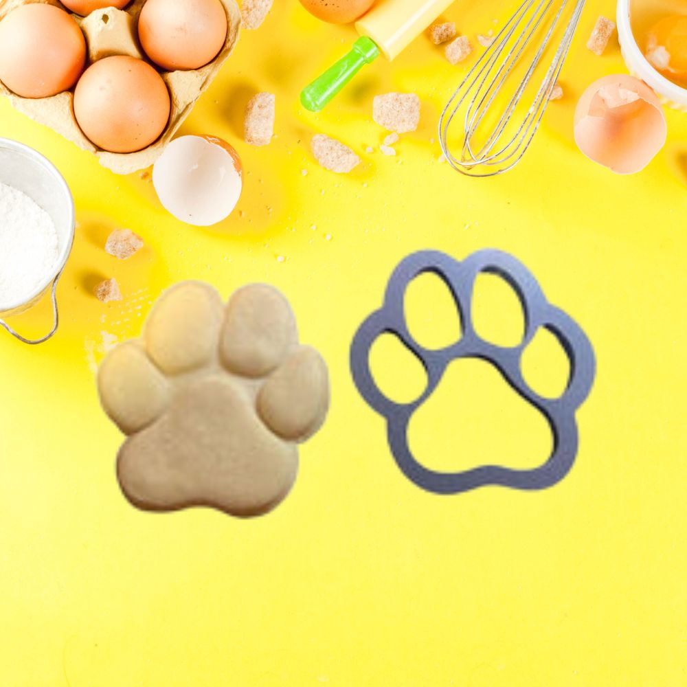 4 inch Dog paw Cookie cutter-PRINTFORGE