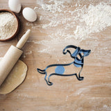 Dachshund with hat cookie cutter-PRINTFORGE