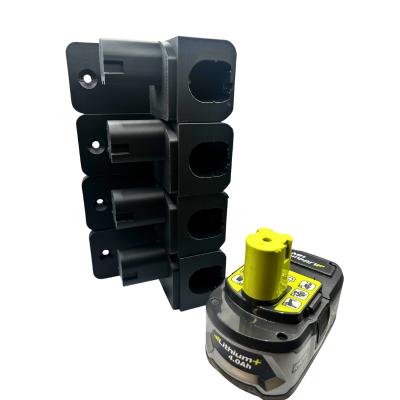 4x Ryobi Wall-Mounted Tool & Battery Holders - Convenient Storage for Your Tools-PRINTFORGE