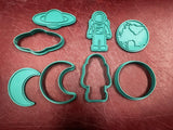 Space Cookie Cutters and Stamps-PRINTFORGE