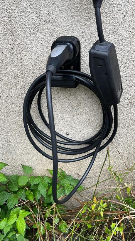 EV Charger Cable and Type 2 plug wall holder-PRINTFORGE