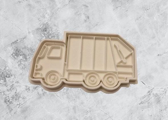 Garbage truck cookie cutter and stamp-PRINTFORGE