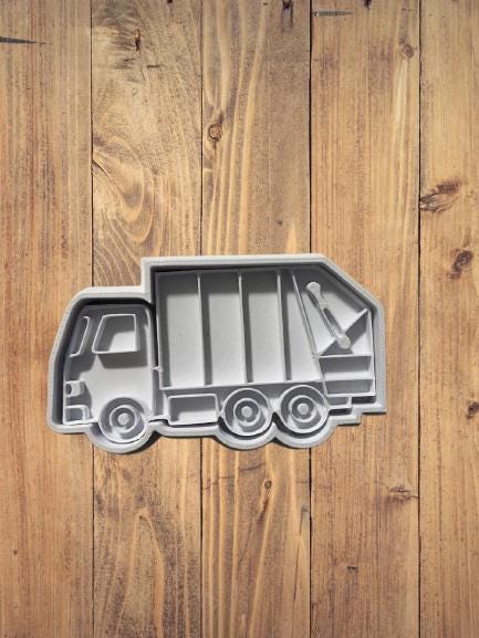 Garbage truck cookie cutter and stamp-PRINTFORGE