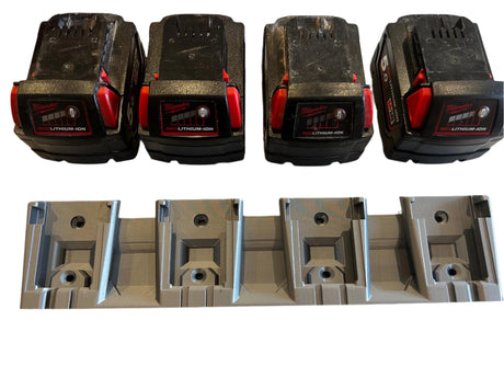 Milwaukee Battery Storage System – Clip & Mount Anywhere-PRINTFORGE