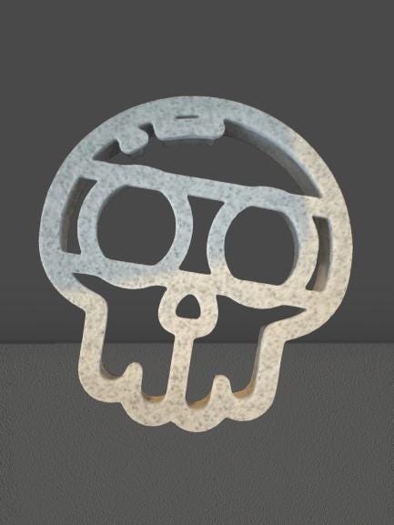 Skull Halloween cookie cutter-PRINTFORGE