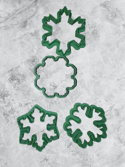 Snowflake Cookie Cutters for Christmas-PRINTFORGE