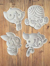 PowerPuff Girls Inspired Cookie Cutters-PRINTFORGE