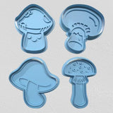 Mushroom Cookie Cutter Set-PRINTFORGE