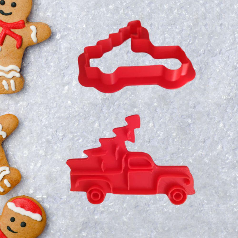 Xmas Truck Cookie Cutter-PRINTFORGE