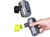 5x Ryobi Wall-Mounted Battery Holders - Convenient Storage for Your Tools-PRINTFORGE