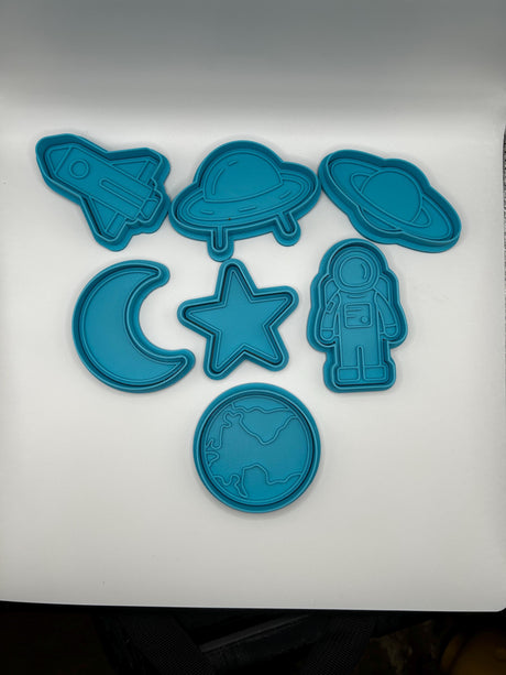 Space Cookie Cutters and Stamps-PRINTFORGE