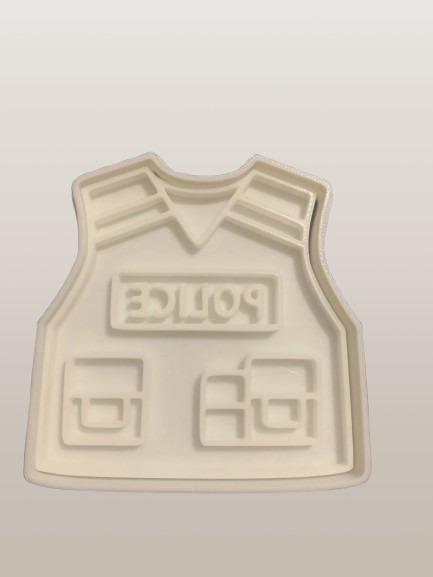 Police Cookie Cutters and Stamps-PRINTFORGE