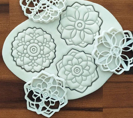 Mandala cookie cutters-PRINTFORGE