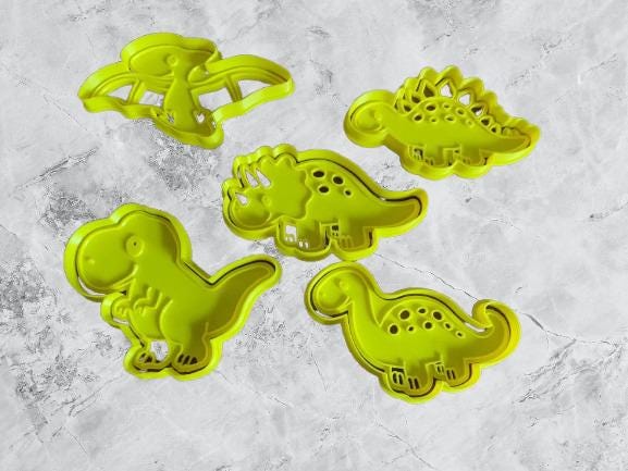 Dinosaur Cookie Cutters-PRINTFORGE