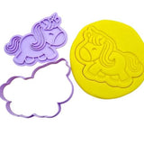 Unicorn Cookie Cutter and Fondant Stamp-PRINTFORGE