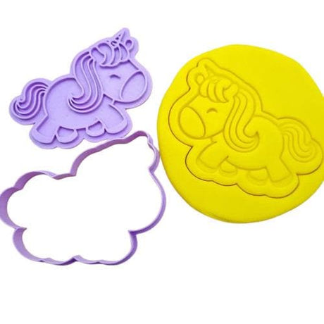 Unicorn Cookie Cutter and Fondant Stamp-PRINTFORGE