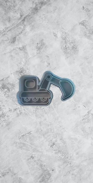 Excavator Cookie Cutter-PRINTFORGE