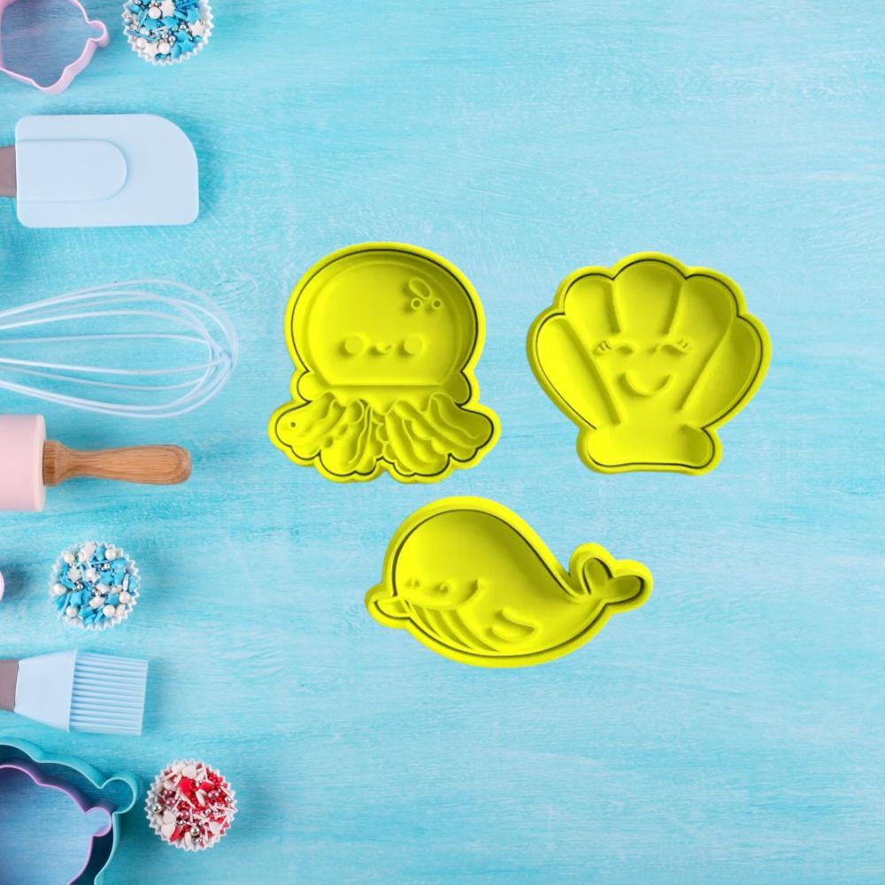 Ocean Animal Cookie Cutter-PRINTFORGE